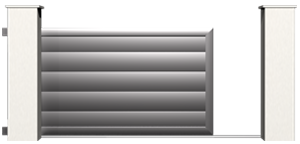 Ouverture: Coulissant à gauche